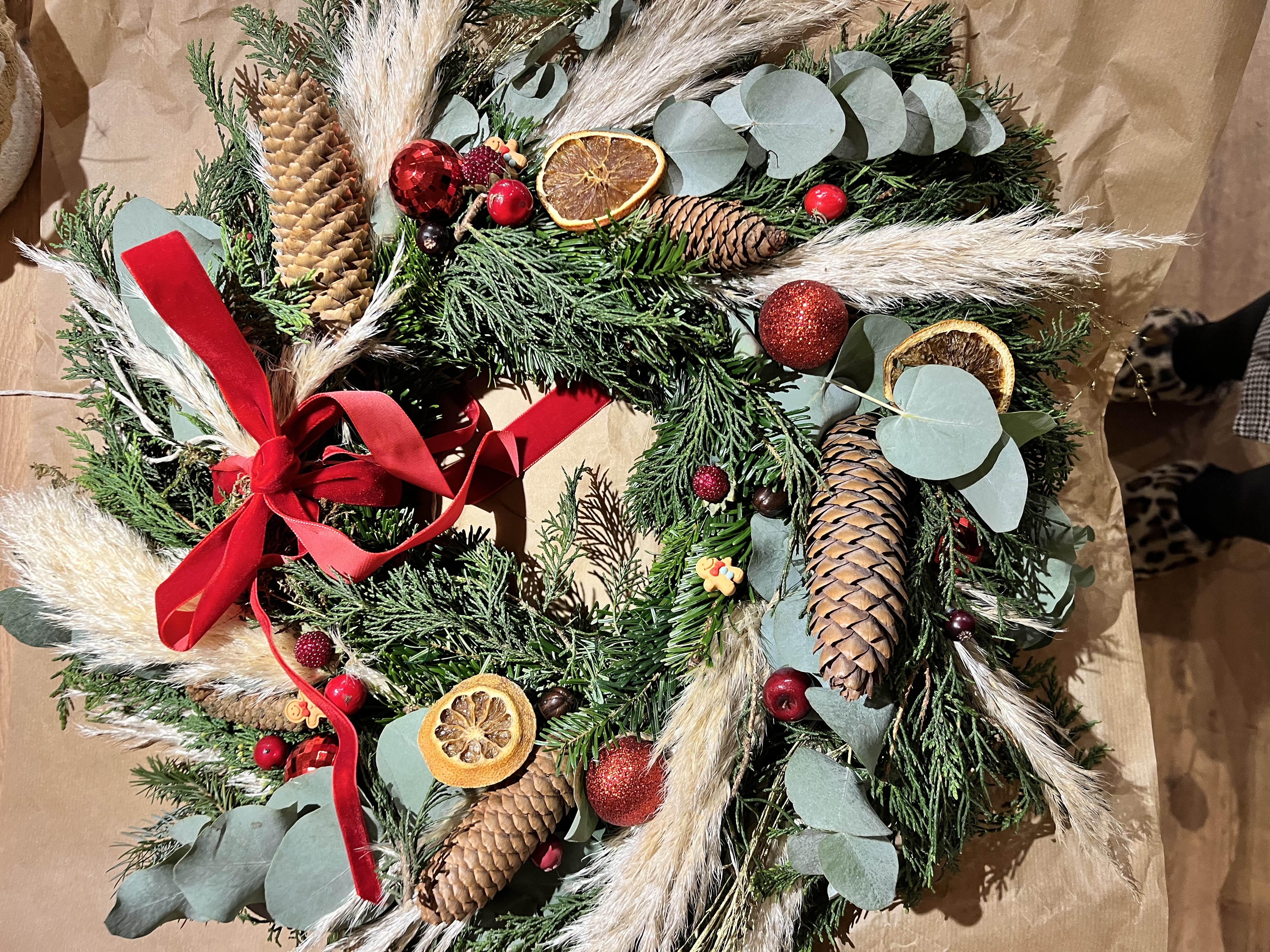 Atelier privé (Couronne de Noël)
