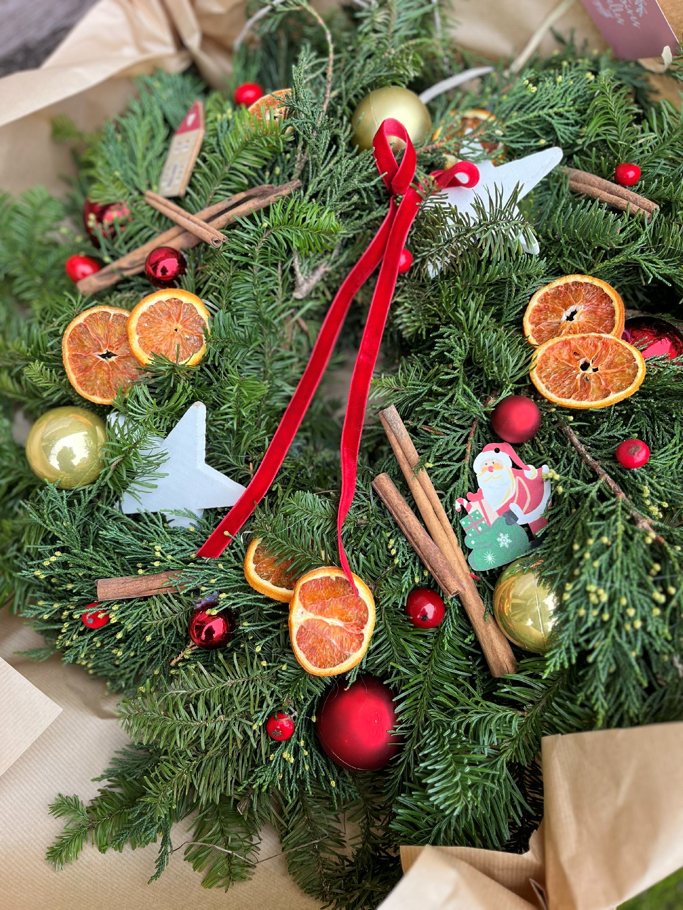 Ma couronne de Noël parents / enfants